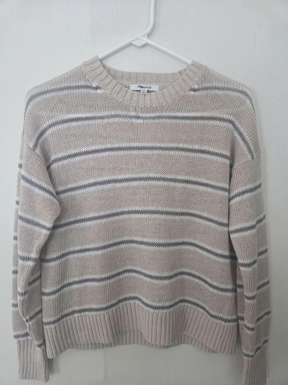 Madewell Women's Sweater XXS Beige New With Tags NWT